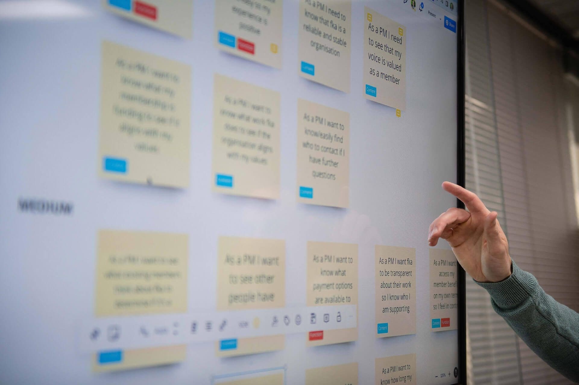 Digital workshopping with Miro